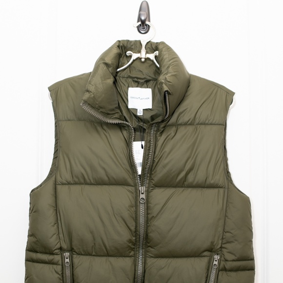 NWT Gibson Latimer Hunter Green Puffer Long Vest Size Small - Picture 2 of 10